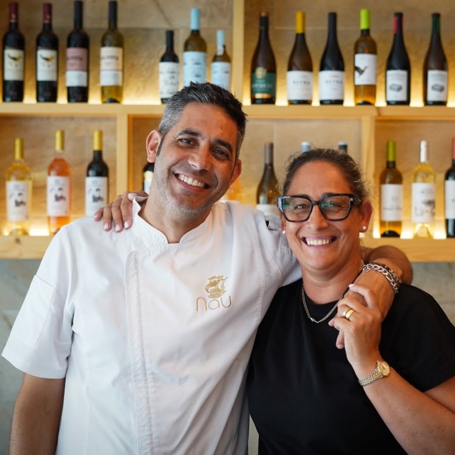 Sérgio e Mónica, terceira geração à frente do Restaurante NAU